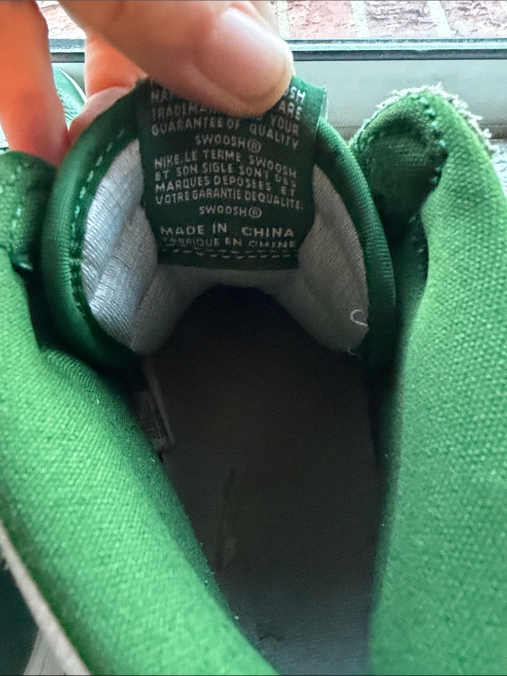 Nike Air Jordan 1 Retro High OG "Gorge Green" White Silver Sneakers. Mens 10.5 - Picture 7 of 7